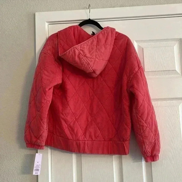 NWT Pink Zip Front Hoodie - Picture 3 of 4